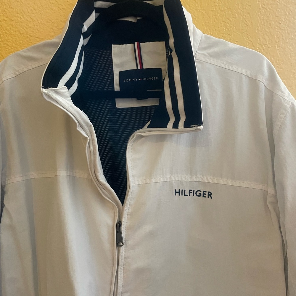 Tommy Hilfiger Men's White Jacket